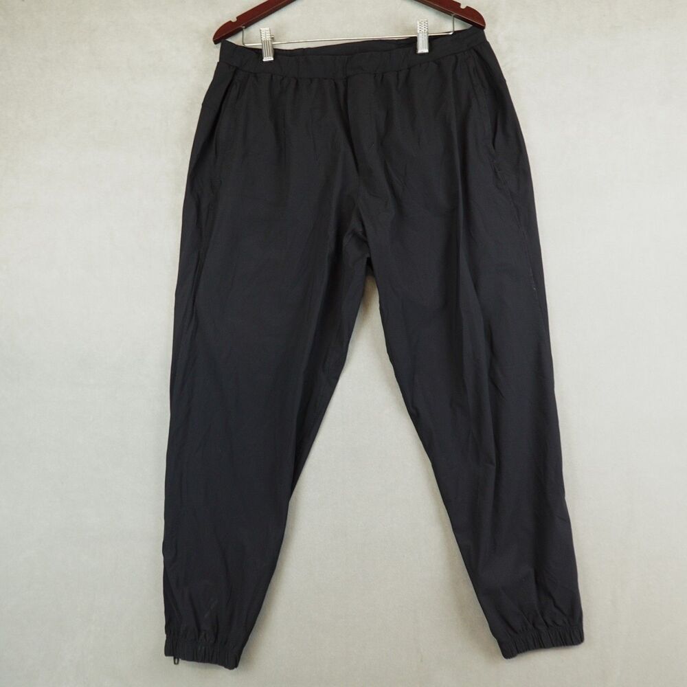 Lululemon Surge Jogger Shorter XXL Black Technical Pants Shine Ankle Zip